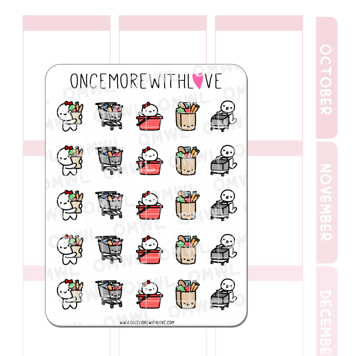 Once More With Love - M588 Grocery Shopping 2.0 Sticker