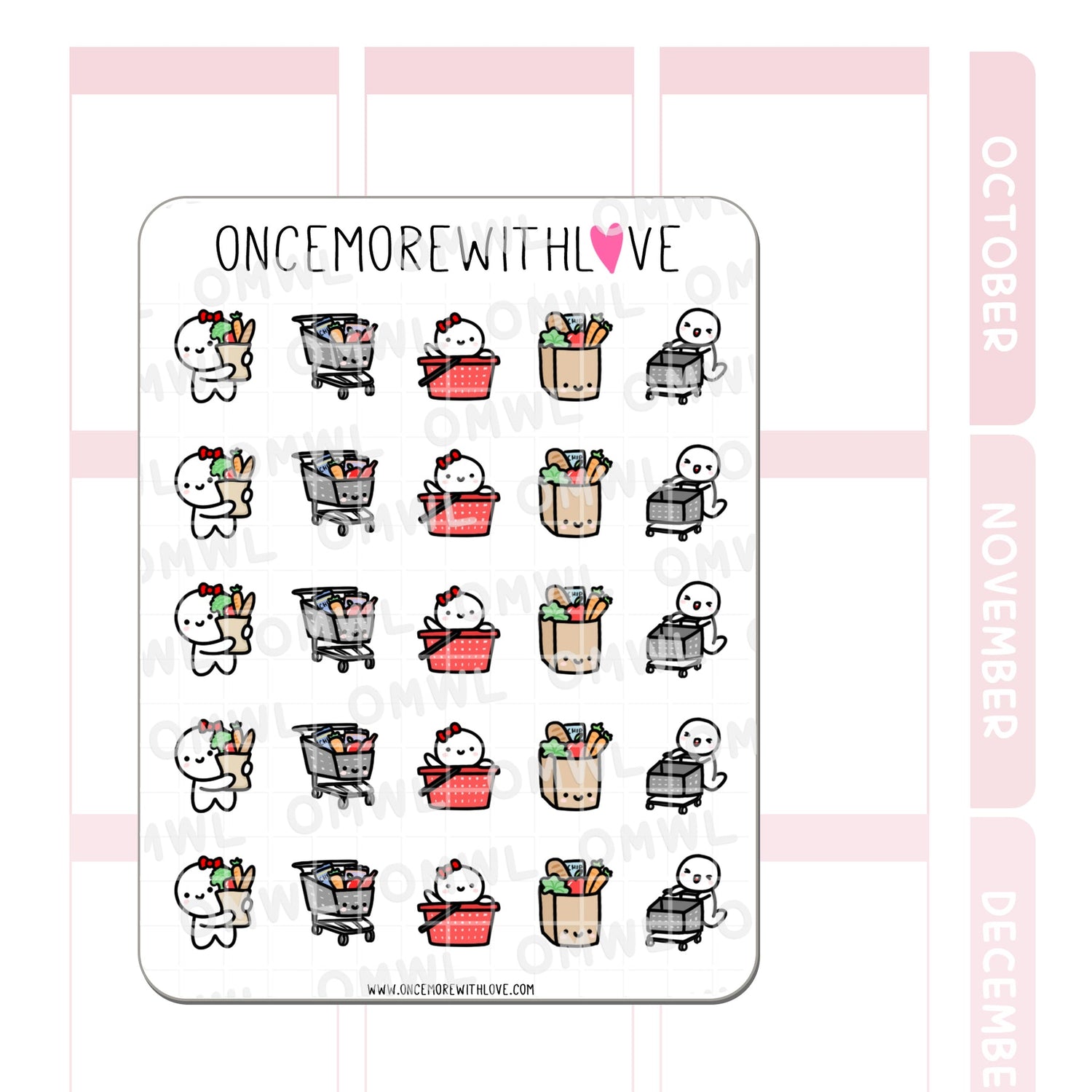 Once More With Love - M588 Grocery Shopping 2.0 Sticker