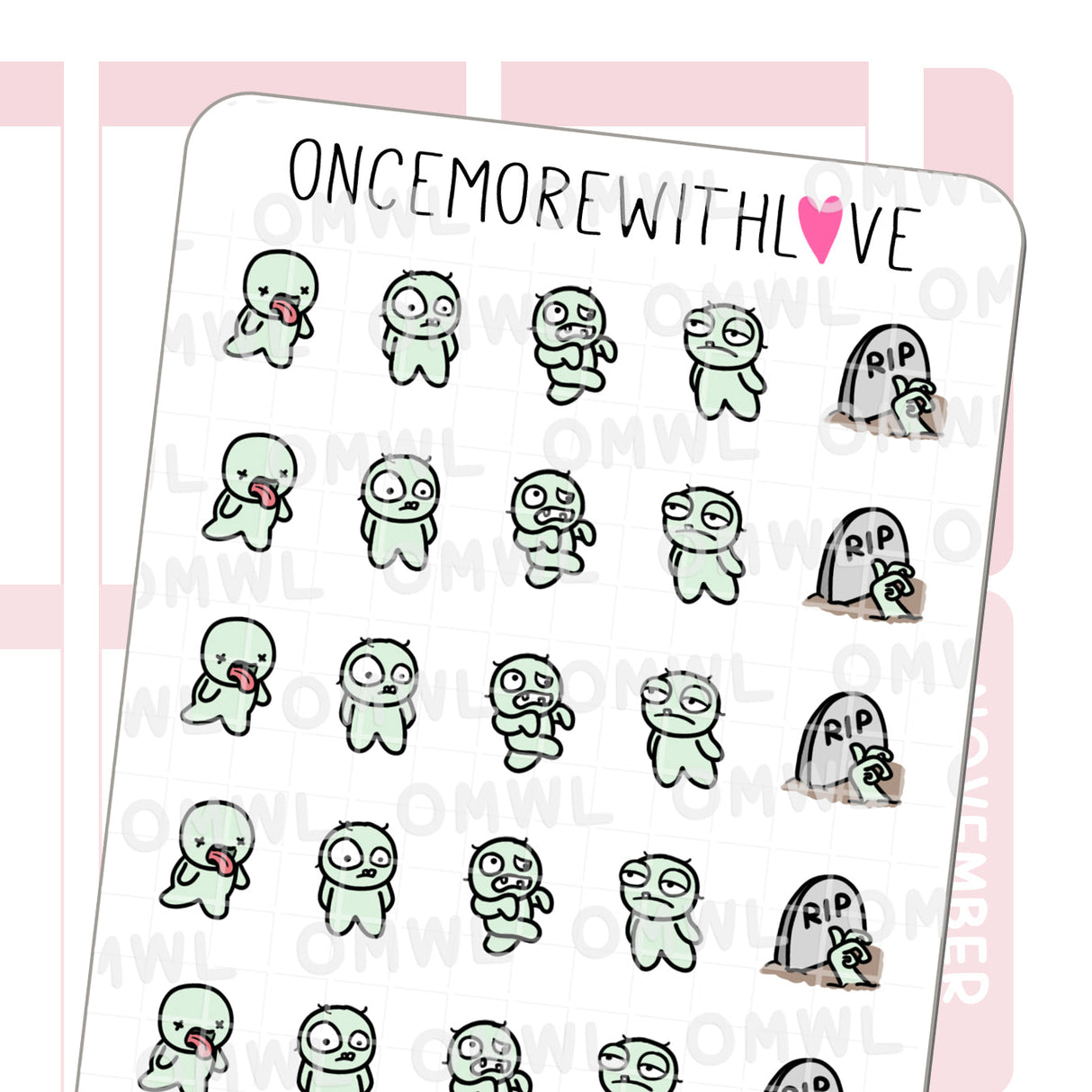 Once More With Love M591 Zombie Mode 2.0 Sticker