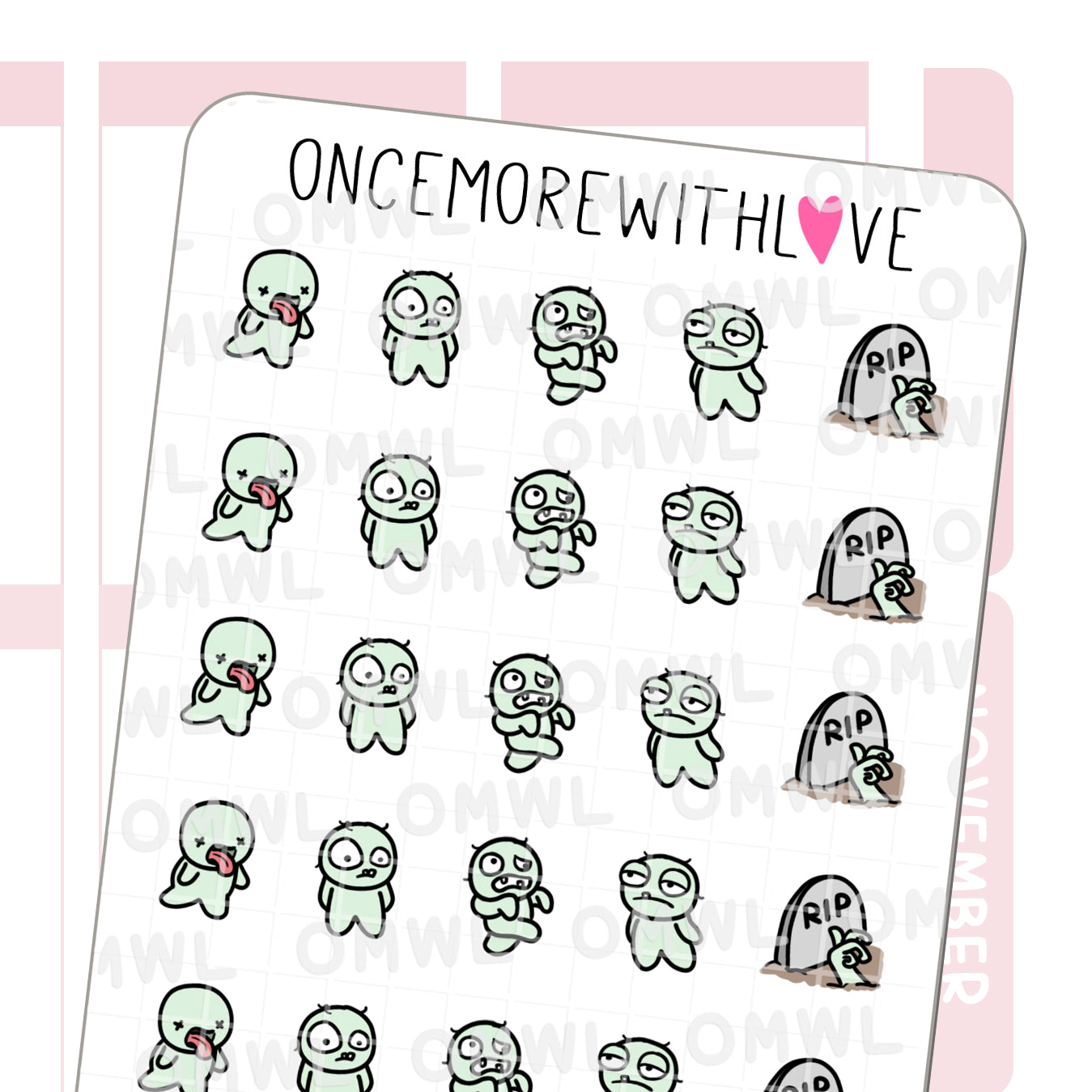 Once More With Love M591 Zombie Mode 2.0 Sticker