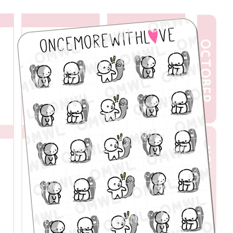 Once More With Love - M747 Living With Your Demons Munchkin Planner Sticker