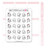 Once More With Love M759 Sigh Sticker