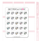 Once More With Love M782 Needles Munchkin Planner Sticker