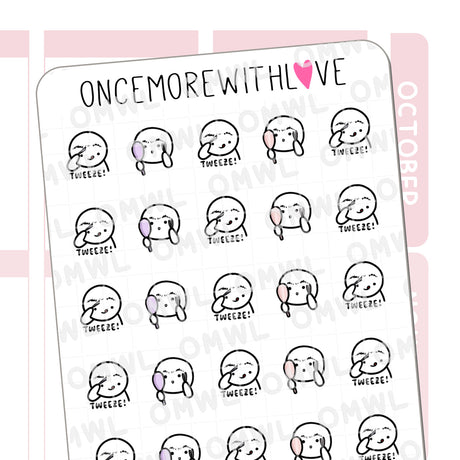 Once More With Love M879 Tweeze 2.0 Munchkin Planner Stickers