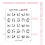 Once More With Love M879 Tweeze 2.0 Munchkin Planner Stickers