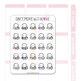 Once More With Love M888 Tired Mom Life Planner Stickers