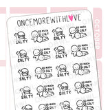 Once More With Love M896 Salty 2.0 Munchkin Planner Stickers