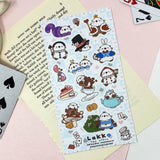 Otters in Wonderland Sticker Sheet