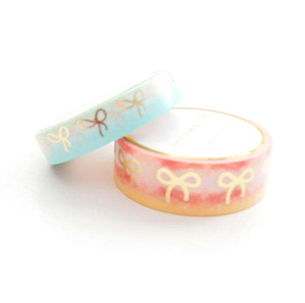 PAINTED GARDEN OMBRE* + gold Simply Gilded WASHI 15/10mm