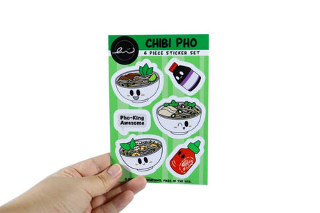 Hoja de pegatinas de Pho