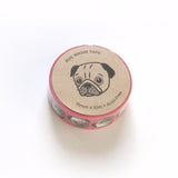 Pink Pug Washi Tape