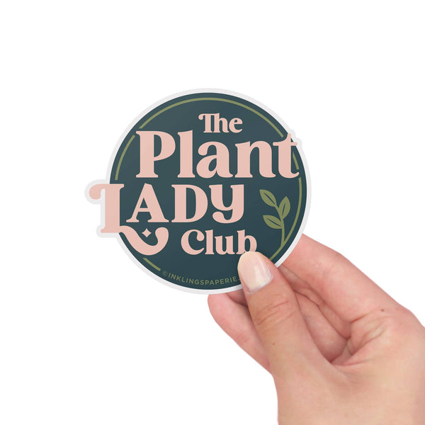Plant Lady Club Vinyl Sticker
