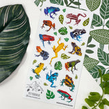 Poison Dart Frogs Sticker Sheet