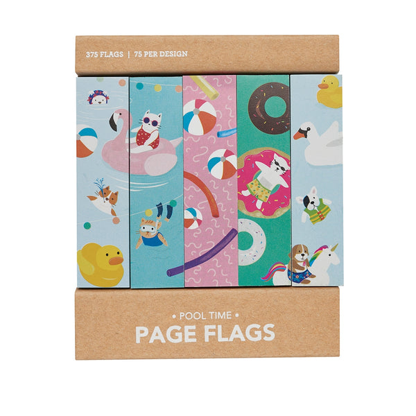 Pool Time Page Flags by Girl of All Work