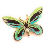 Queen Alexandra's Birdwing Butterfly Pin