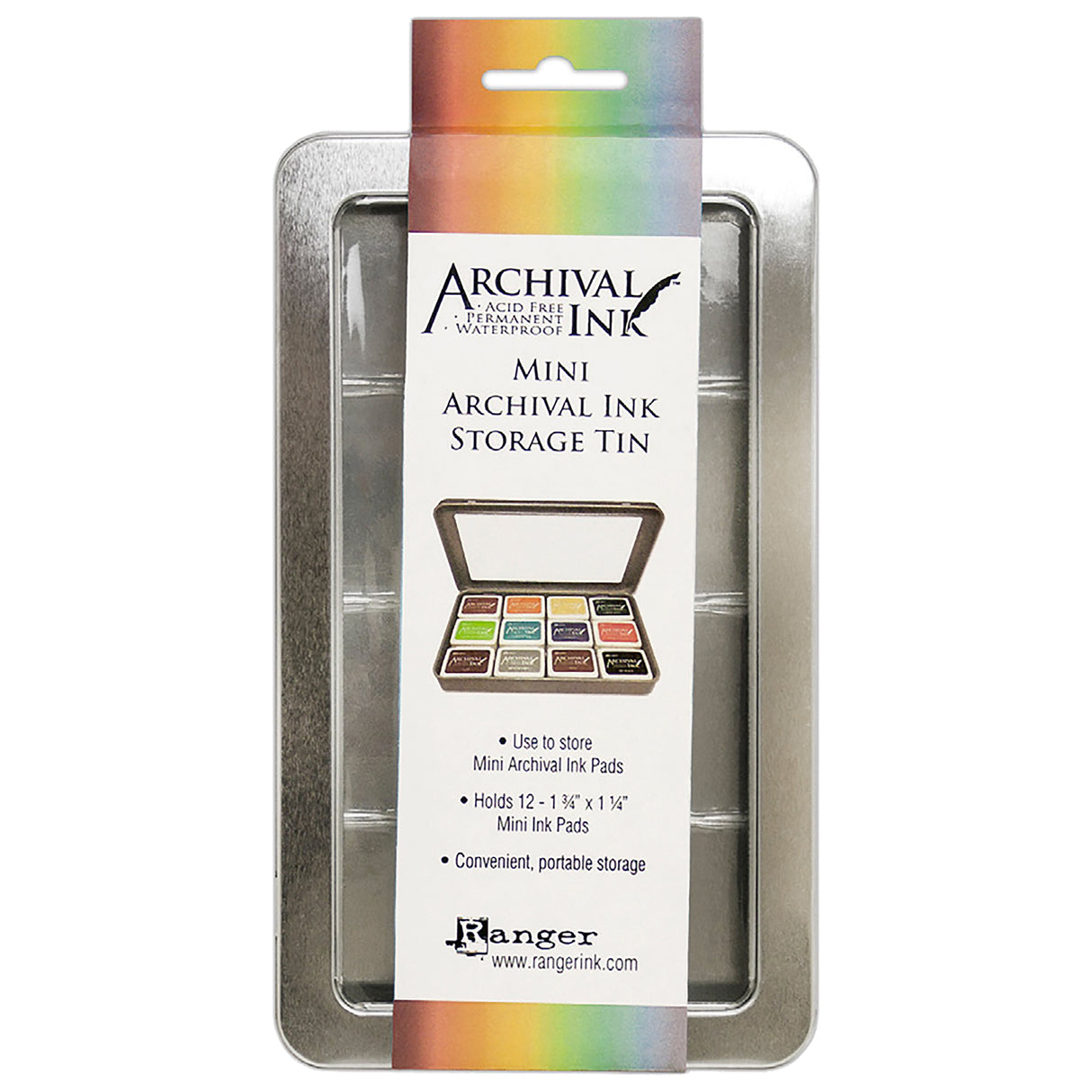 Ranger Mini Archival Storage Tin Tim Holtz