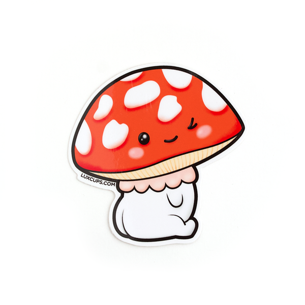Red Mushroom Sticker