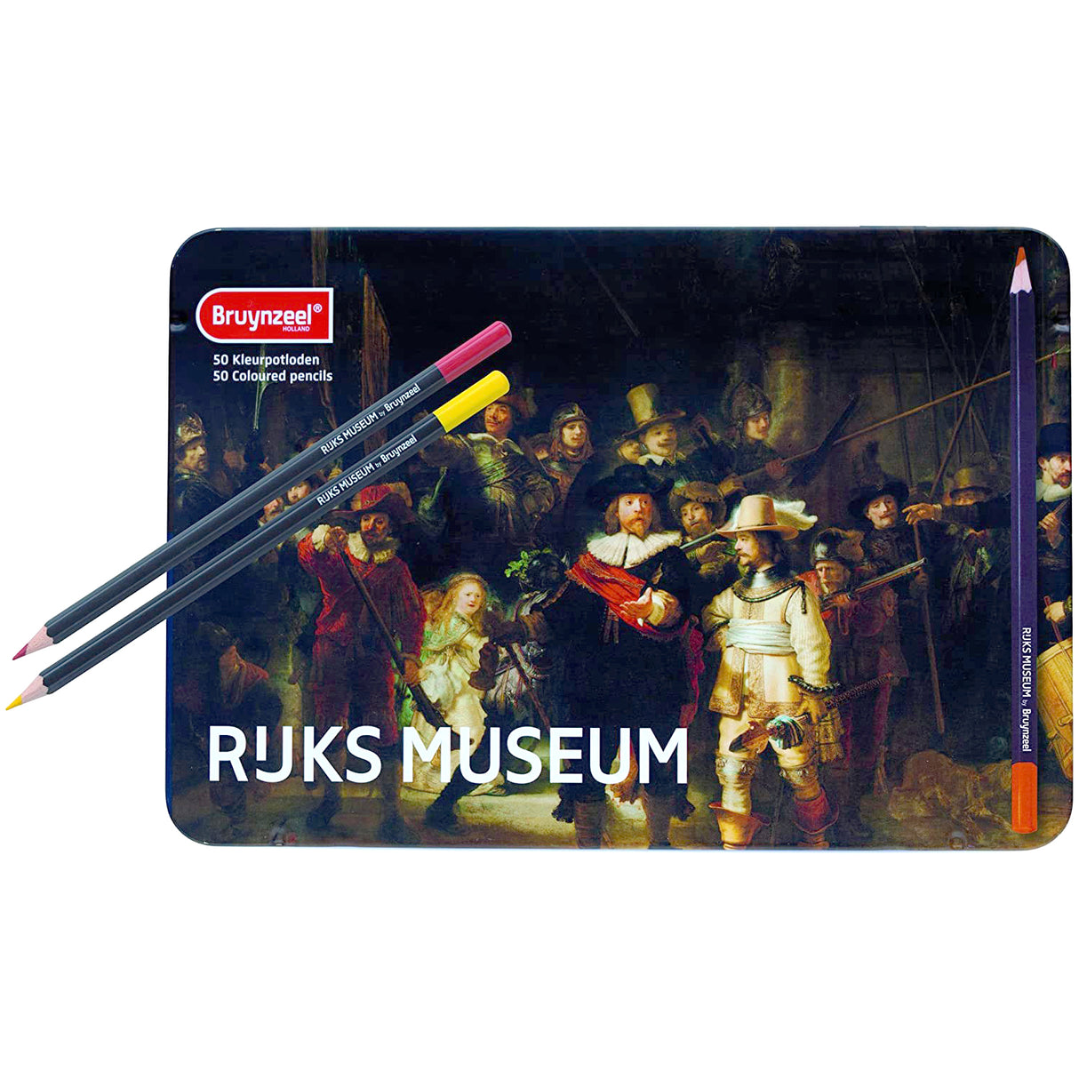 Rijks Museum Colored Pencil Tin 50-Color Set