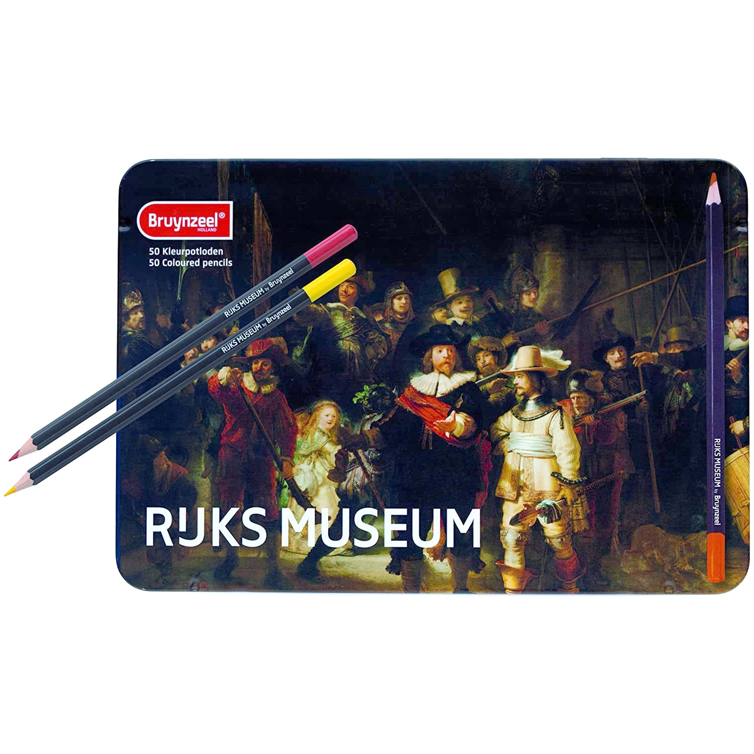 Rijks Museum Colored Pencil Tin 50-Color Set