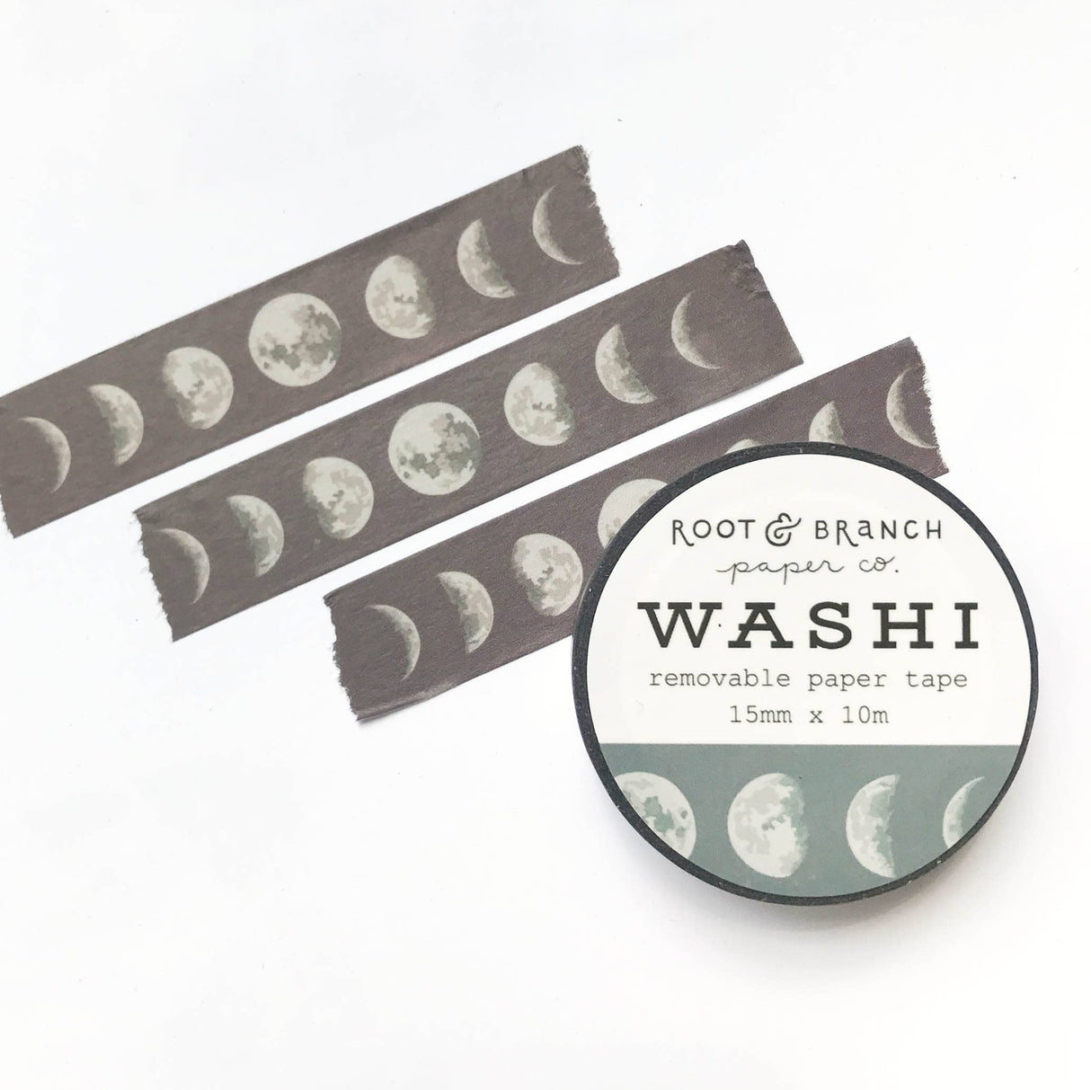 Root & Branch Paper Co Moon Phases Washi Tape