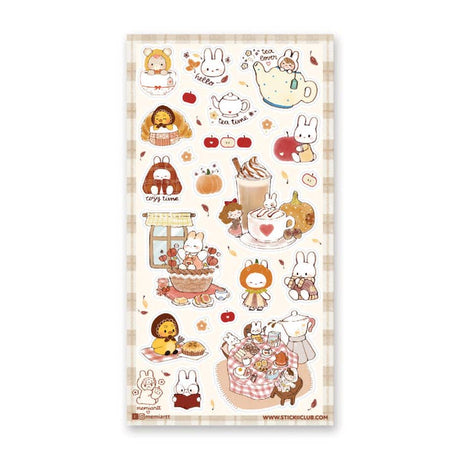 STICKII Bunny Tea Time Sticker Sheet