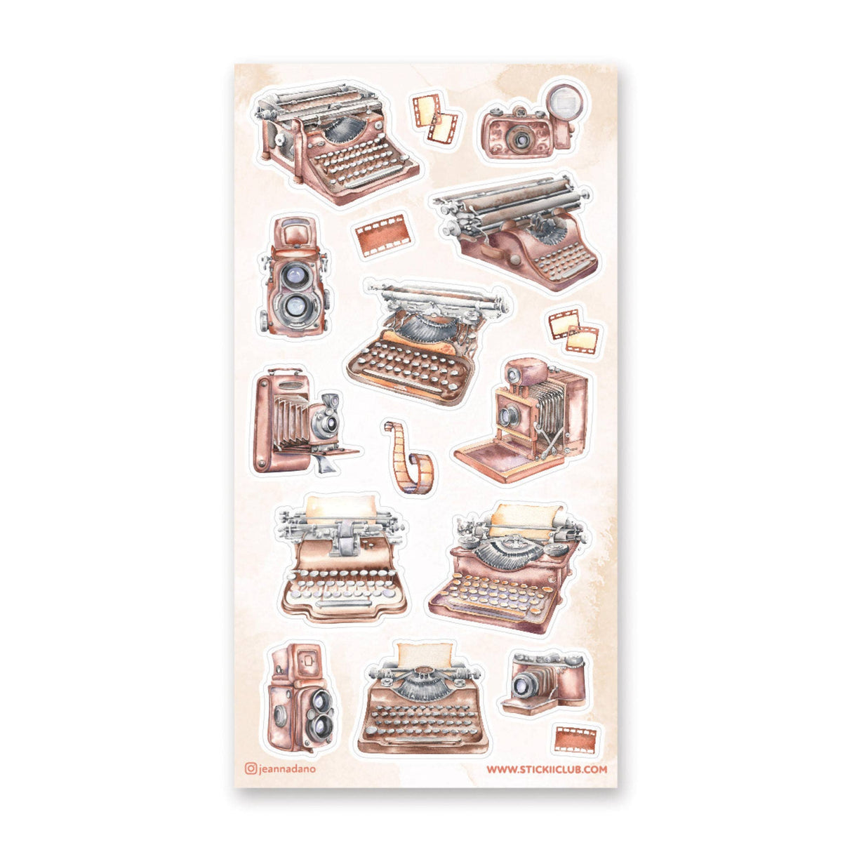 STICKII Old Memories Sticker Sheet