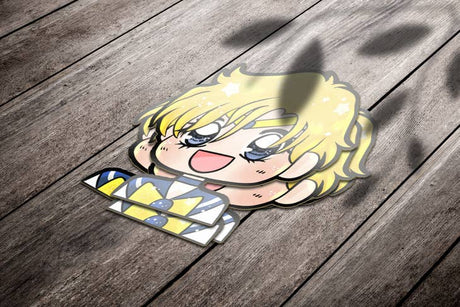 Sailor Uranus Anime Peeker Anime Vinyl Sticker