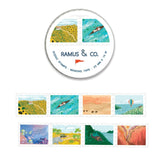 Scenic Washi Tape Stamps