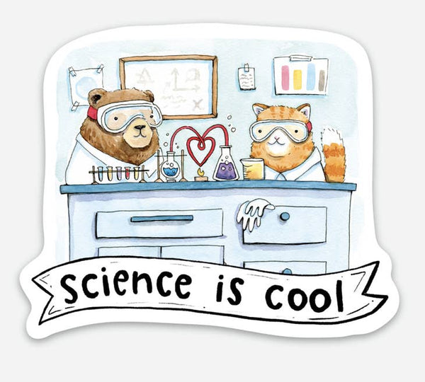 Science Is Cool Sticker