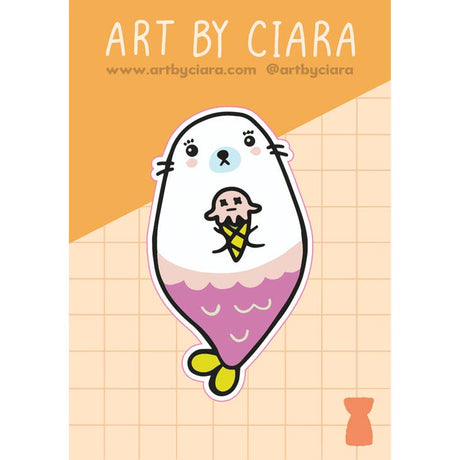 Seal Mermaid Sticker