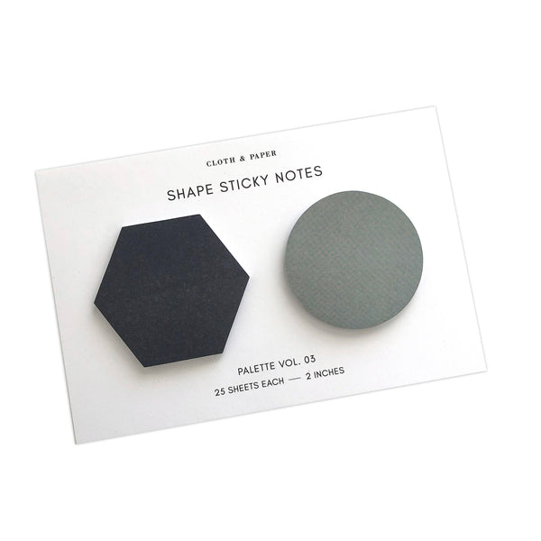 Shape Sticky Note Set | Apollo & Mykonos
