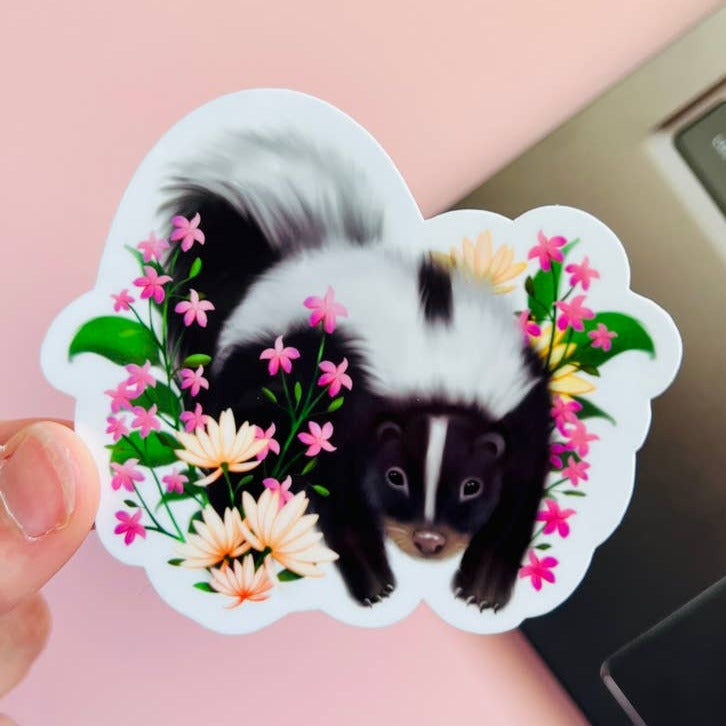 Skunk Sticker Skunk Vinyl Sticker – Little Craft Place