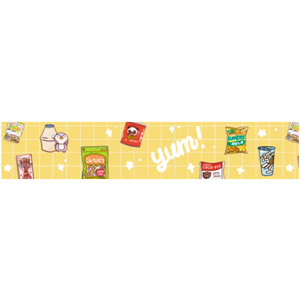 Snack Time Washi Tape Paperkumaco
