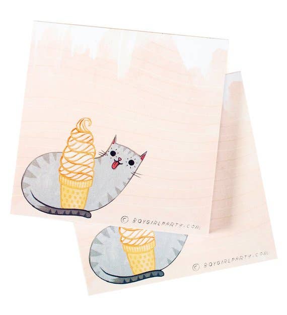 Soft Serve Cat Notepad