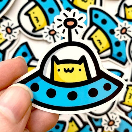 Space Cat Mini Sticker