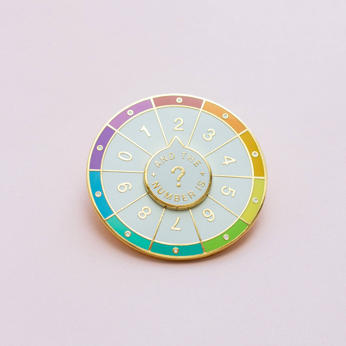 Number Two Pin Spinning Numbers Enamel Pin – Little Craft Place