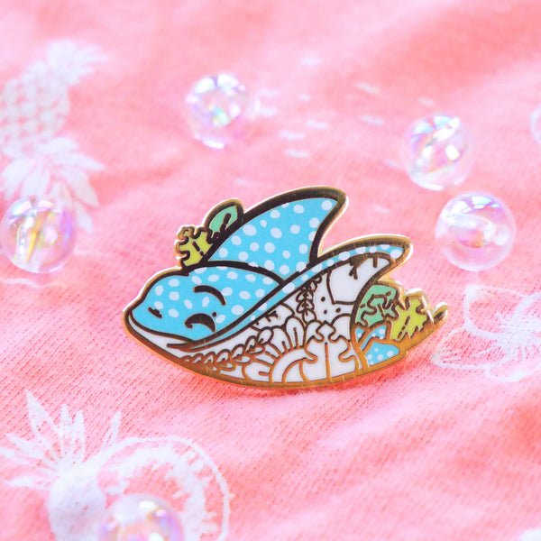 Spotted Eagle Ray Enamel Pin