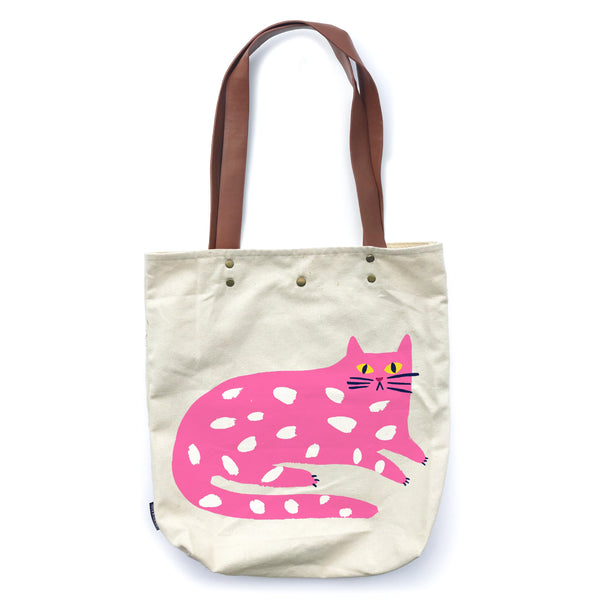 Spotted Kitty Tote Bag