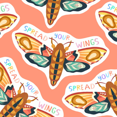 Spread Your Wings Vinyl Sticker