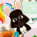 Star Wars Darth Bunny Sticker