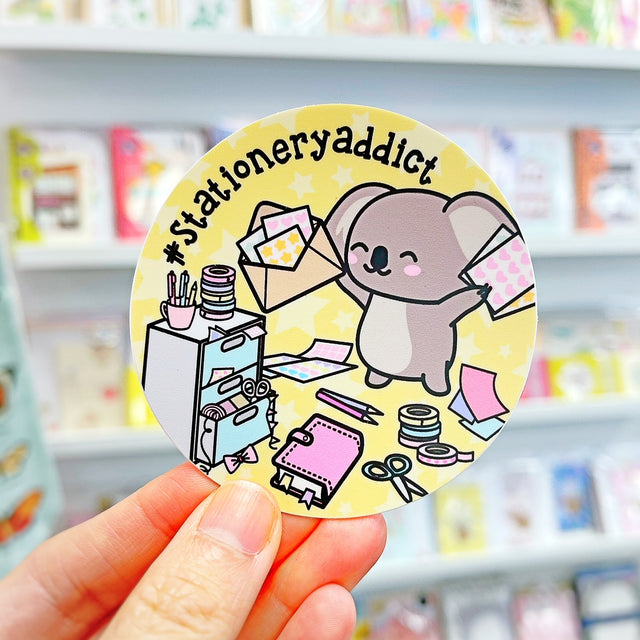 Stationery Addict Koala Bear Vinyl Sticker