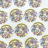 Stationery Addict Koala Bear Vinyl Sticker