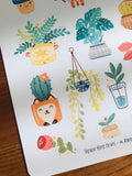 Flower Pot Sticker Sheet