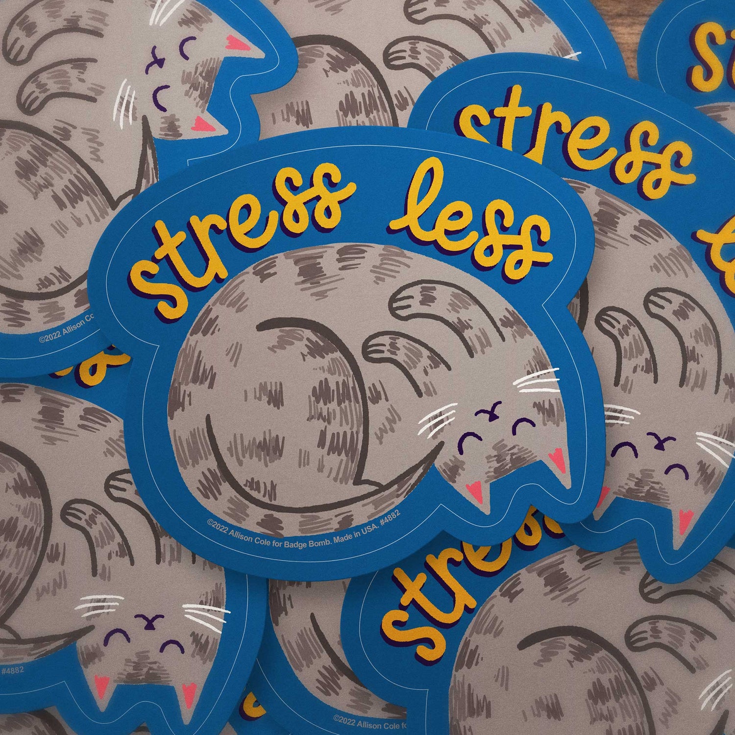Stress Less Sticker – Little Craft Place