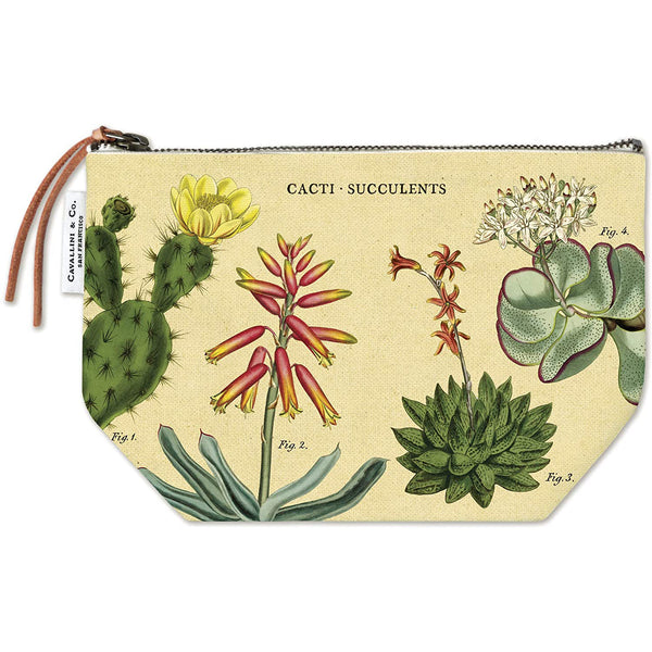 Succulents Vintage Inspired Pouches