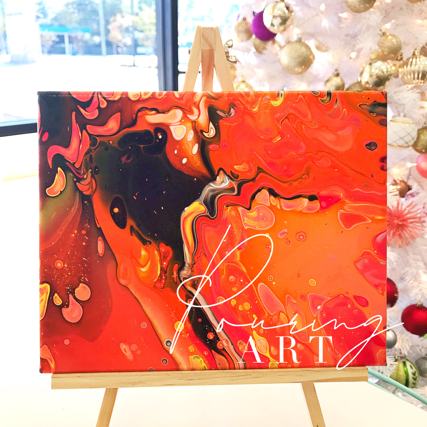 50% OFF - Burnt Umber DecoArt FluidArt Ready-To-Pour Acrylic Paint 8oz