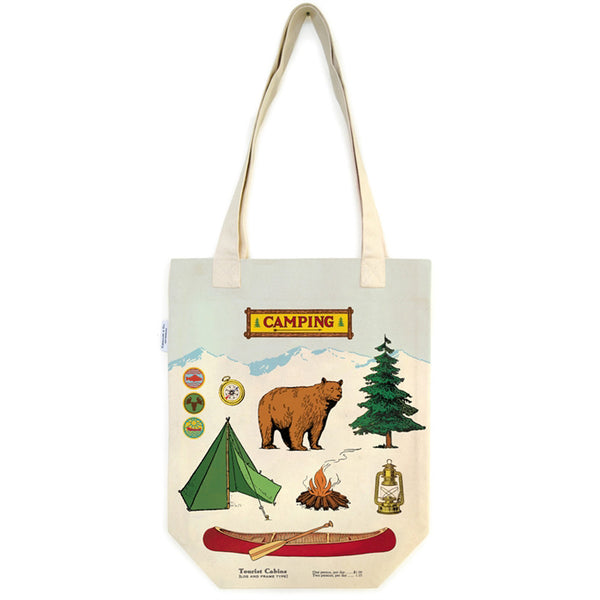 Cavallini & Co Vintage Inspired Camping Tote Bag
