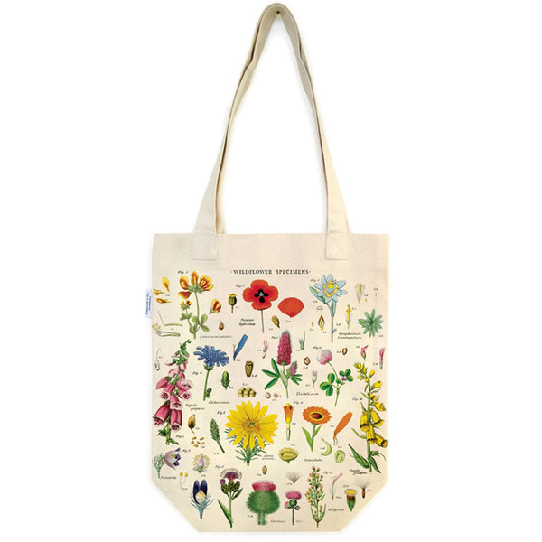 Cavallini & Co Vintage Inspired Wild Flowers Tote Bag
