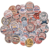 Tim Holtz' Idea-ology line consists of those strange little doo-dads that you never really knew you needed until you saw them and then wondered how you ever quite lived without them. Great for all of your paper crafting projects, scrapbooking, cards, altered books and collages. Milk Caps- 50 chipboard circles with vintage milk labels. Captions are Cream, Drink More Milk, Grade A Raw Milk, Glen Dairy Chocolate Milk, and more. Largest measures approximately 1.75".