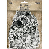 Engraving Idea-Ology Layers Die-Cuts 76/Pkg Tim Holtz